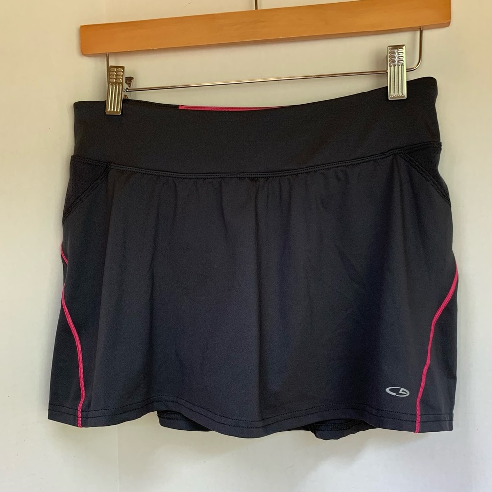 Champion Athletic Skort, Gray/Pink, Small, EUC